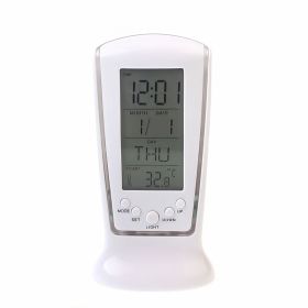 Multifunction Calendar Temperature Digital Alarm Clock with Blue Back Light Electronic Calendar Thermometer Led Clock With Time