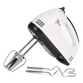 1pc 7-Speed Electric Hand Mixer - Egg Beater, Whisk, Breaker, and Stirrer - Home Appliance for Kitchen Bowl Aid and Food Mixing