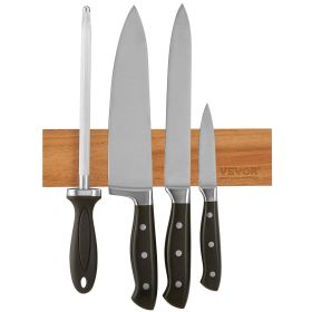 VEVOR Magnetic Knife Holder with Enhanced Strong Magnet, 10" No Drilling Knife Strips Organizer for Wall