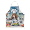 Basset Hound The Chef Apron Cooking Kitchen Server Baking Crafts Gardening for Adult Women Men, Unisex, Large, Multicolor