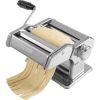 VEVOR Pasta Maker Machine, 9 Adjustable Thickness Settings Noodles Maker, Stainless Steel Noodle Rollers and Cutter, Manual Hand Press